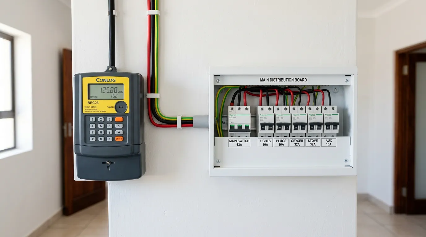 Prepaid electricity meter installation for tenant property in Cape Town