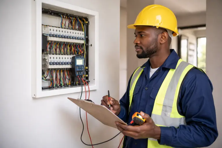Professional electrical inspection of a Cape Town property
