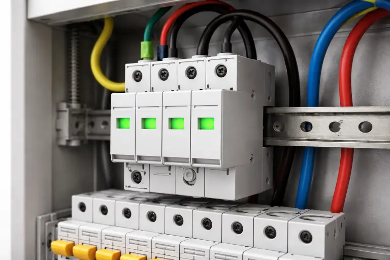 Surge protector installed in a South African DB board