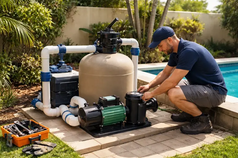 Pool pump electrical installation in the Western Cape